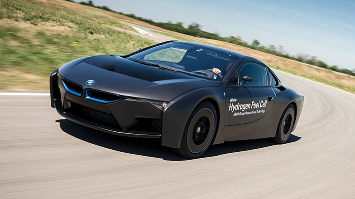 BMW s experimental hydrogen powered i8 is pure evil Top Gear